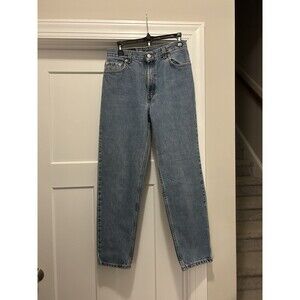 VTG Levis Jeans Womens 10 MIS Blue 550 Relaxed Tapered Mom Made in USA Y2K Denim